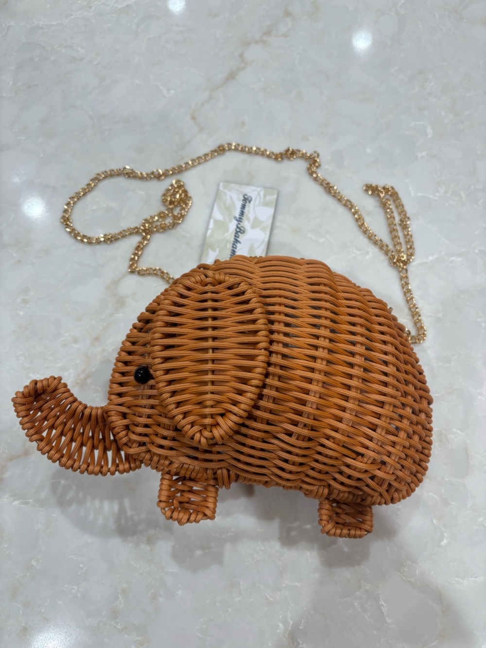 ⌛️sale⌛️NWT Tommy Bahama wicker Elephant Crossbody Bag